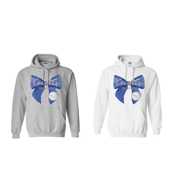 Knights Bow Volleyball Gildan Hoodie