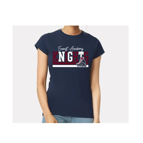 Knights Maroon/White Logo Womens T-Shirt