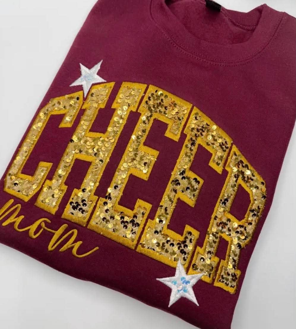 Cheer Mom Gildan Crewneck