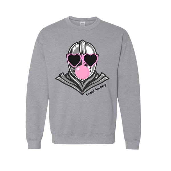 Bubble Gum Knight Gildan Crewneck
