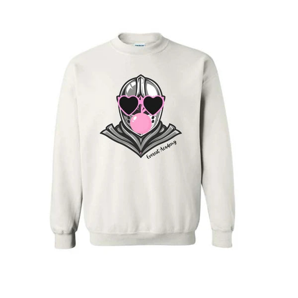 Bubble Gum Knight Gildan Crewneck