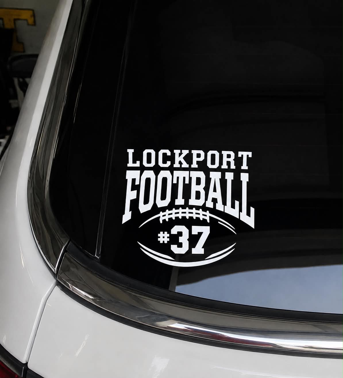 Personalized Lockport Car Window Sticker