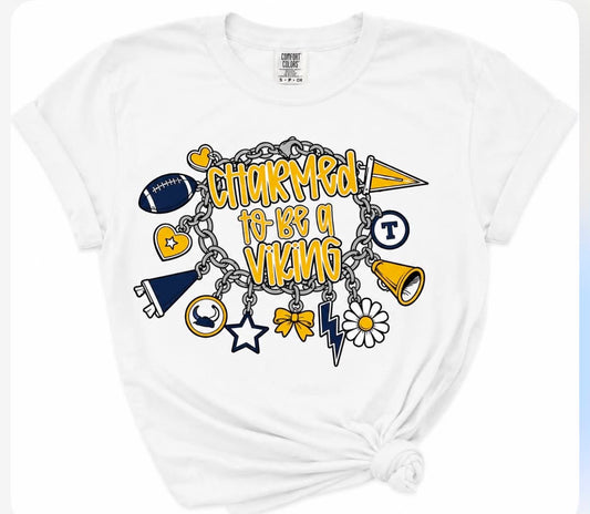 Charmed To Be a Viking White Gildan T-Shirt