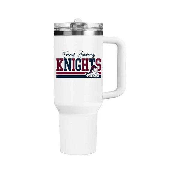 Navy/Maroon Knights Logo Handle Tumbler