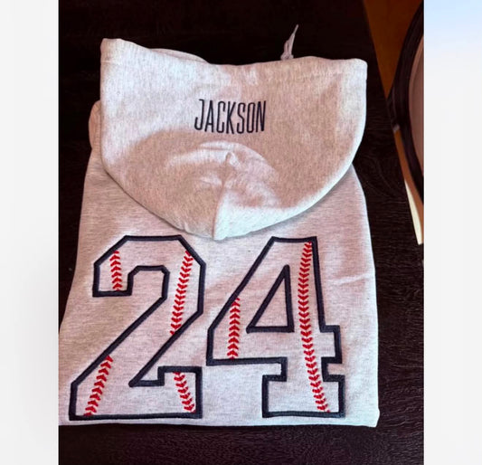 Custom Team Spirit Raw Edge Gildan Hoodie