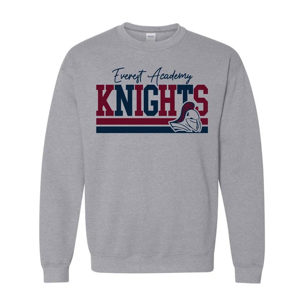 Knights Navy/Maroon Design Gildan Crewneck