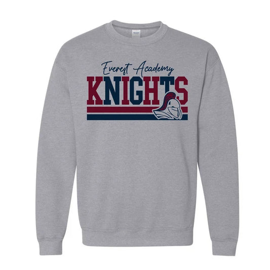 Knights Navy/Maroon Design Gildan Crewneck