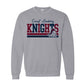 Knights Navy/Maroon Design Gildan Crewneck