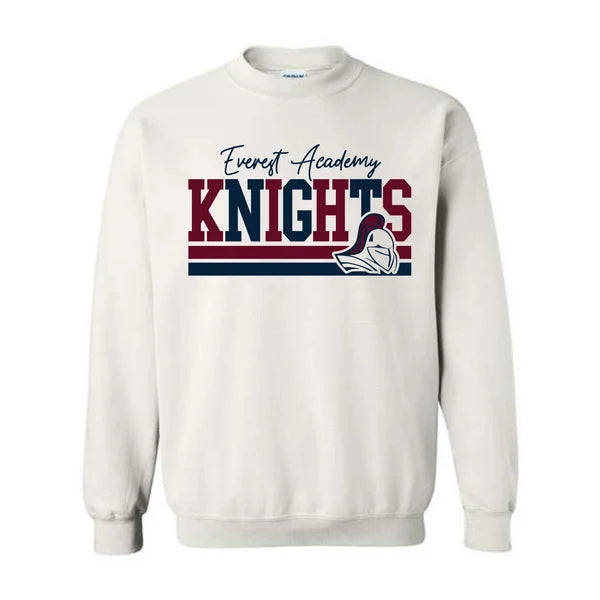 Knights Navy/Maroon Design Gildan Crewneck