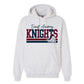 Knights Navy/Maroon Design Gildan Hoodie