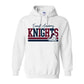 Knights Navy/Maroon Design Gildan Hoodie