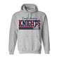 Knights Navy/Maroon Design Gildan Hoodie