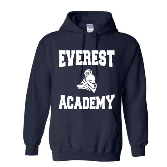 White Everest Design Gildan Hoodie