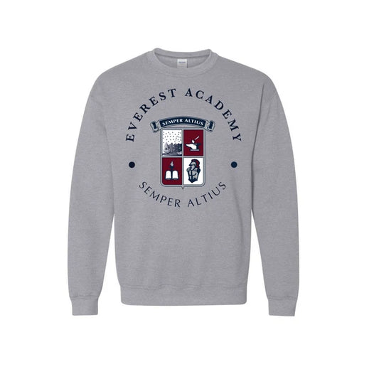 Everest Academy Logo Gildan Crewneck