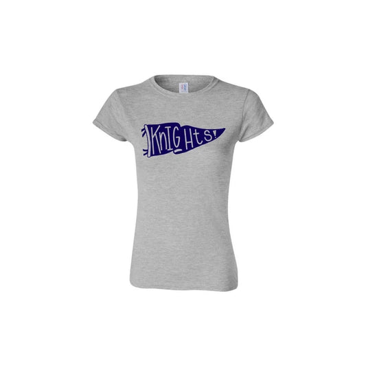 Navy Knights Flag Womens T-Shirt