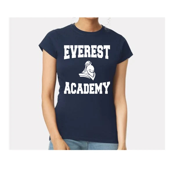 White Everest Design Womens T-Shirt