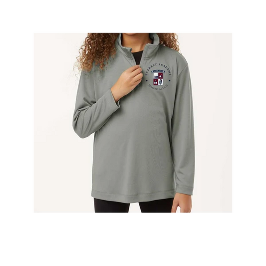 Everest Academy Logo Quarter Zip Youth